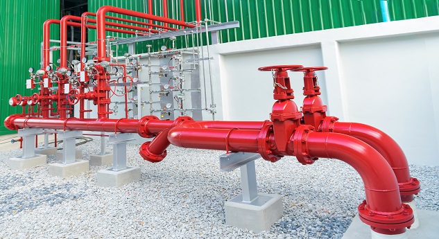 Water valve for fire fighting systems, water sprinkler and fire